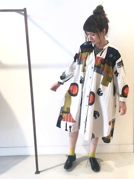 L Atelier Du Savon アトリエドサボン の 30周年復刻 ごきげんようpr スキッパーワンピース ワンピース Wear