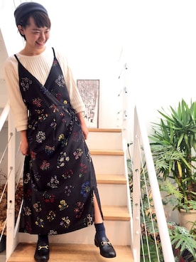 「栄」｜アトリエドゥサボンさん（レディース・160cm）の秋コーディネート