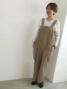 fig Londonのサロペット/オーバーオールを使った人気ファッション