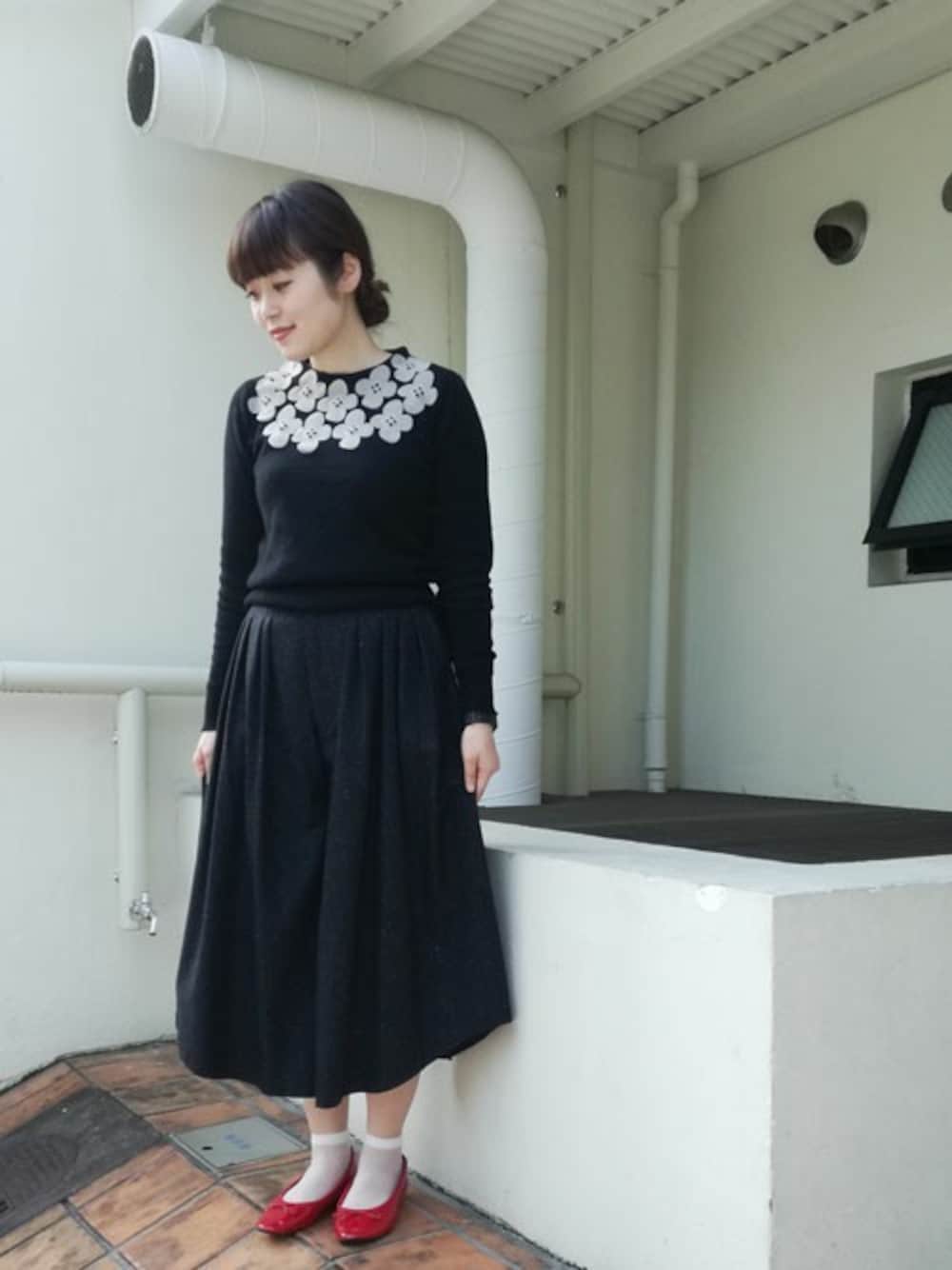 プープレ superbお花ヒートカットクループルオーバー peu pres