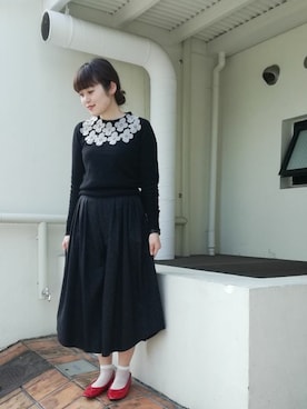 「peu pres（プープレ）のアイテム」を使った、アトリエドゥサボンさん（レディース・160cm）の秋コーディネート