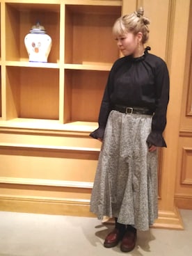 アトリエドゥサボンさん(レディース・160cm)の冬コーディネート