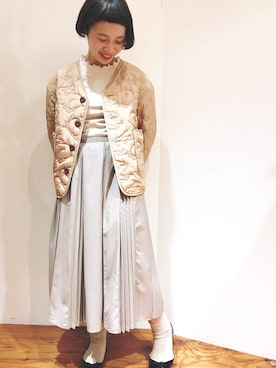 アトリエドゥサボンさん（レディース・160cm）の春コーディネート