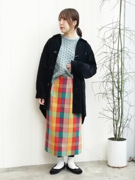 アトリエドゥサボンさん(レディース・158cm)の冬コーディネート