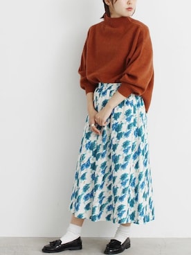 アトリエドゥサボンさん（レディース・158cm）の冬コーディネート