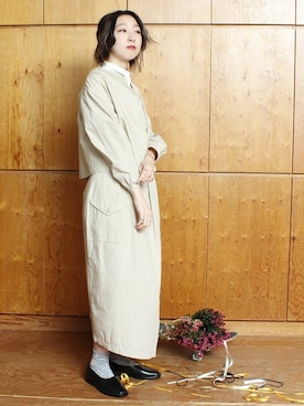 「didizizi（ディディジジ）のアイテム」を使った、アトリエドゥサボンさん（レディース・158cm）の冬コーディネート