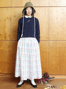 「didizizi（ディディジジ）のアイテム」を使った、アトリエドゥサボンさん（レディース・158cm）の冬コーディネート