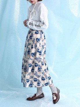 アトリエドゥサボンさん（レディース・158cm）の冬コーディネート