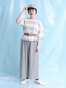 アトリエドゥサボンさん（レディース・158cm）の冬コーディネート