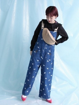 アトリエドゥサボンさん（レディース・158cm）の冬コーディネート