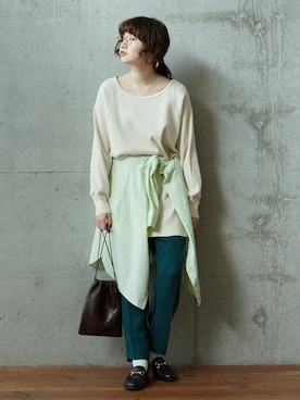 アトリエドゥサボンさん（レディース・160cm）の冬コーディネート