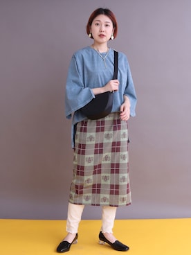 「WEB限定アイテム」｜アトリエドゥサボンさん（レディース・158cm）の春コーディネート