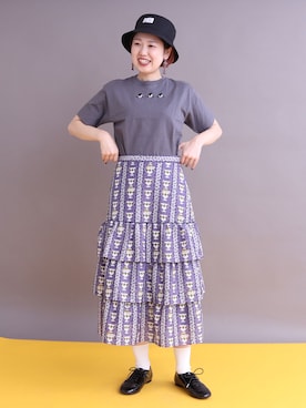 「didizizi（ディディジジ）のアイテム」を使った、アトリエドゥサボンさん（レディース・158cm）の春コーディネート