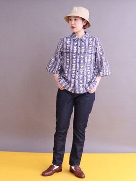 「didizizi（ディディジジ）のアイテム」を使った、アトリエドゥサボンさん（レディース・158cm）の春コーディネート