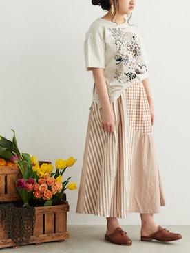 アトリエドゥサボンさん（レディース・154cm）の春コーディネート