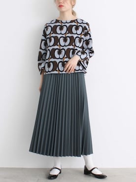 「peu pres（プープレ）のアイテム」を使った、アトリエドゥサボンさん（レディース・159cm）の夏コーディネート