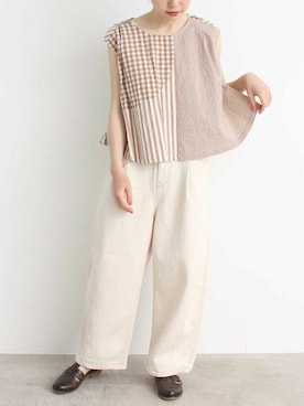 アトリエドゥサボンさん（レディース・160cm）の夏コーディネート