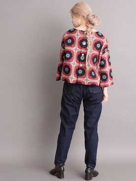 「peu pres（プープレ）のアイテム」を使った、アトリエドゥサボンさん（レディース・159cm）の夏コーディネート