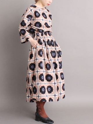 peu pres（プープレ）の「パーシモンプリント スカート（スカート  