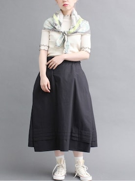 「peu pres（プープレ）のアイテム」を使った、アトリエドゥサボンさん（レディース・159cm）の冬コーディネート