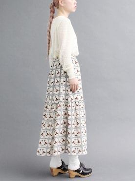 「peu pres（プープレ）のアイテム」を使った、アトリエドゥサボンさん（レディース・159cm）の冬コーディネート