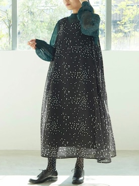 アトリエドゥサボンさん（レディース・160cm）の冬コーディネート