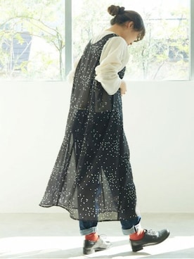 アトリエドゥサボンさん（レディース・154cm）の冬コーディネート