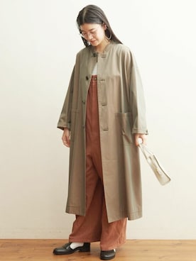 「fig Ｌondon（フィグロンドン）のアイテム」を使った、アトリエドゥサボンさん（レディース・160cm）の冬コーディネート