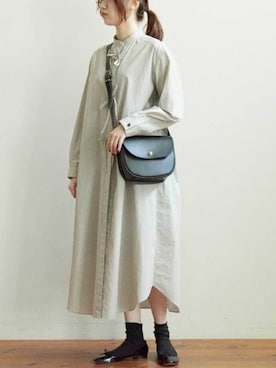 アトリエドゥサボンさん（レディース・160cm）の冬コーディネート