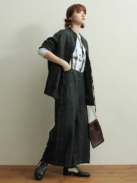 アトリエドゥサボンさん(レディース・160cm)の冬コーディネート