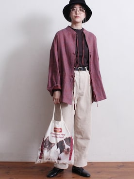 アトリエドゥサボンさん(レディース・160cm)の冬コーディネート