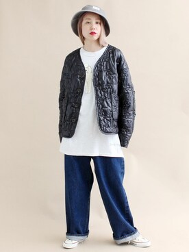 「didizizi（ディディジジ）のアイテム」を使った、アトリエドゥサボンさん（レディース・160cm）の冬コーディネート