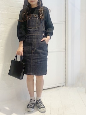 「fig Ｌondon（フィグロンドン）のアイテム」を使った、アトリエドゥサボンさん（レディース・154cm）の夏コーディネート