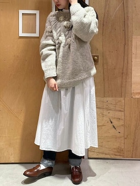 アトリエドゥサボンさん(レディース・153cm)の冬コーディネート