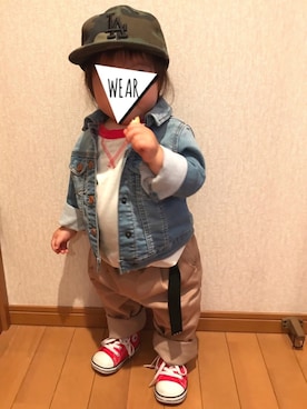 RuRu..☺︎さん（キッズ・80cm）の春コーディネート