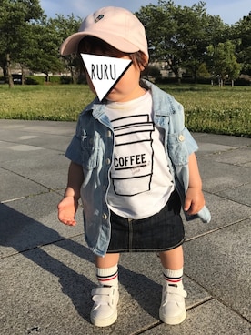 RuRu..☺︎さん(キッズ・80cm)の夏コーディネート