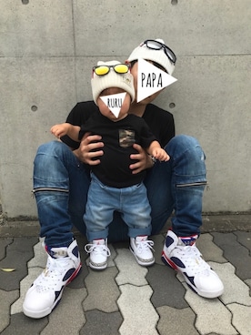 RuRu..☺︎さん（キッズ・80cm）の夏コーディネート