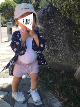 RuRu..☺︎さん(キッズ・80cm)の秋コーディネート