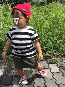 RuRu..☺︎さん（キッズ・80cm）の夏コーディネート