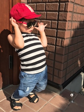 RuRu..☺︎さん（キッズ・80cm）の夏コーディネート