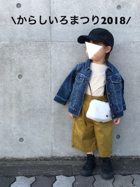 RuRu..☺︎さん（キッズ・90cm）の秋コーディネート