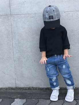 RuRu..☺︎さん（キッズ・90cm）の秋コーディネート