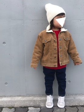 RuRu..☺︎さん（キッズ・90cm）の冬コーディネート