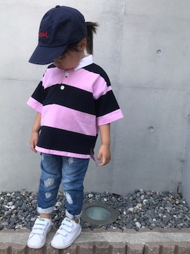 RuRu..☺︎さん（キッズ・90cm）の春コーディネート