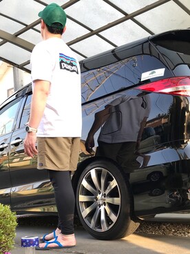 「ノースフェイス」｜ken⚾️kenさん（メンズ・181cm）の春コーディネート