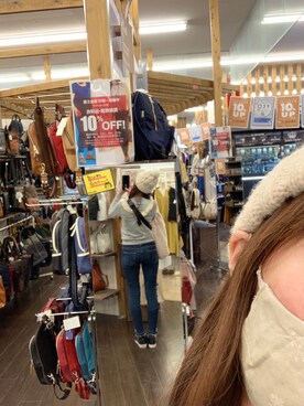 「H&M（エイチ・アンド・エム）のアイテム（スリッポン）」を使った、そらさん（レディース・164cm）の冬コーディネート