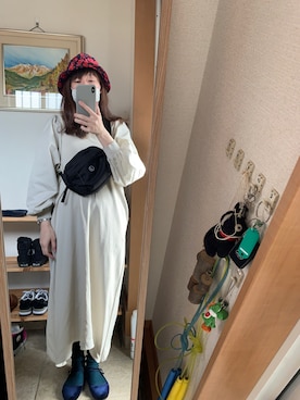 「アイテム（ワンピース/ドレス）」を使った、そらさん（レディース・164cm・40代）の春コーディネート