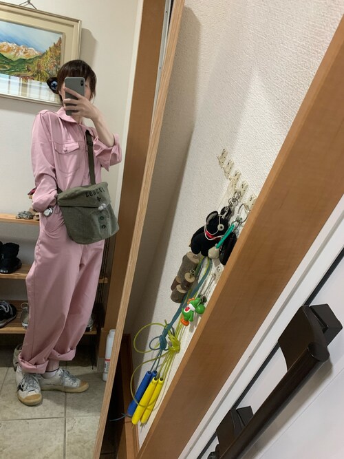 Journal Standard プレス ジャーナルスタンダード レリューム のつなぎ オールインワンを使った人気ファッションコーディネート Sciaky