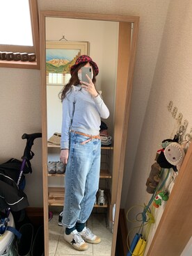 「ANTIPAST（アンティパスト）のアイテム」を使った、そらさん（レディース・164cm）の春コーディネート