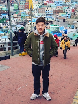 「#korea」｜鄭Bさん（メンズ・185cm）の夏コーディネート